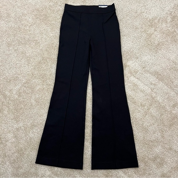 Modern Ambition High Rise Flare Ponte Pant Women's Size Small Black 1765863 NEW - Picture 2 of 16
